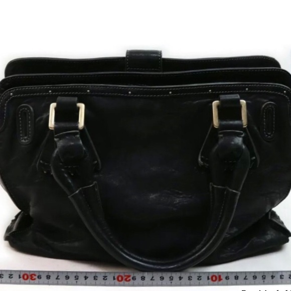 Chloe Elvire Goat Skin Black Hand Bag - Picture 2 of 13